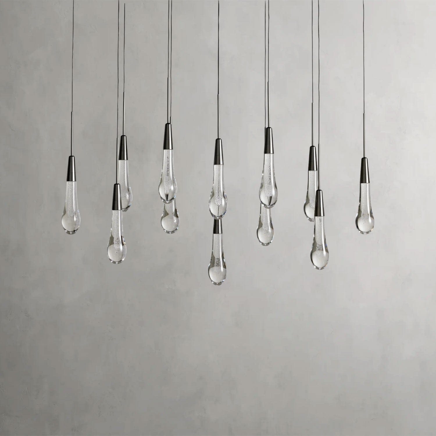 Soltaire Linear Chandelier 37", 50", 60", 70"