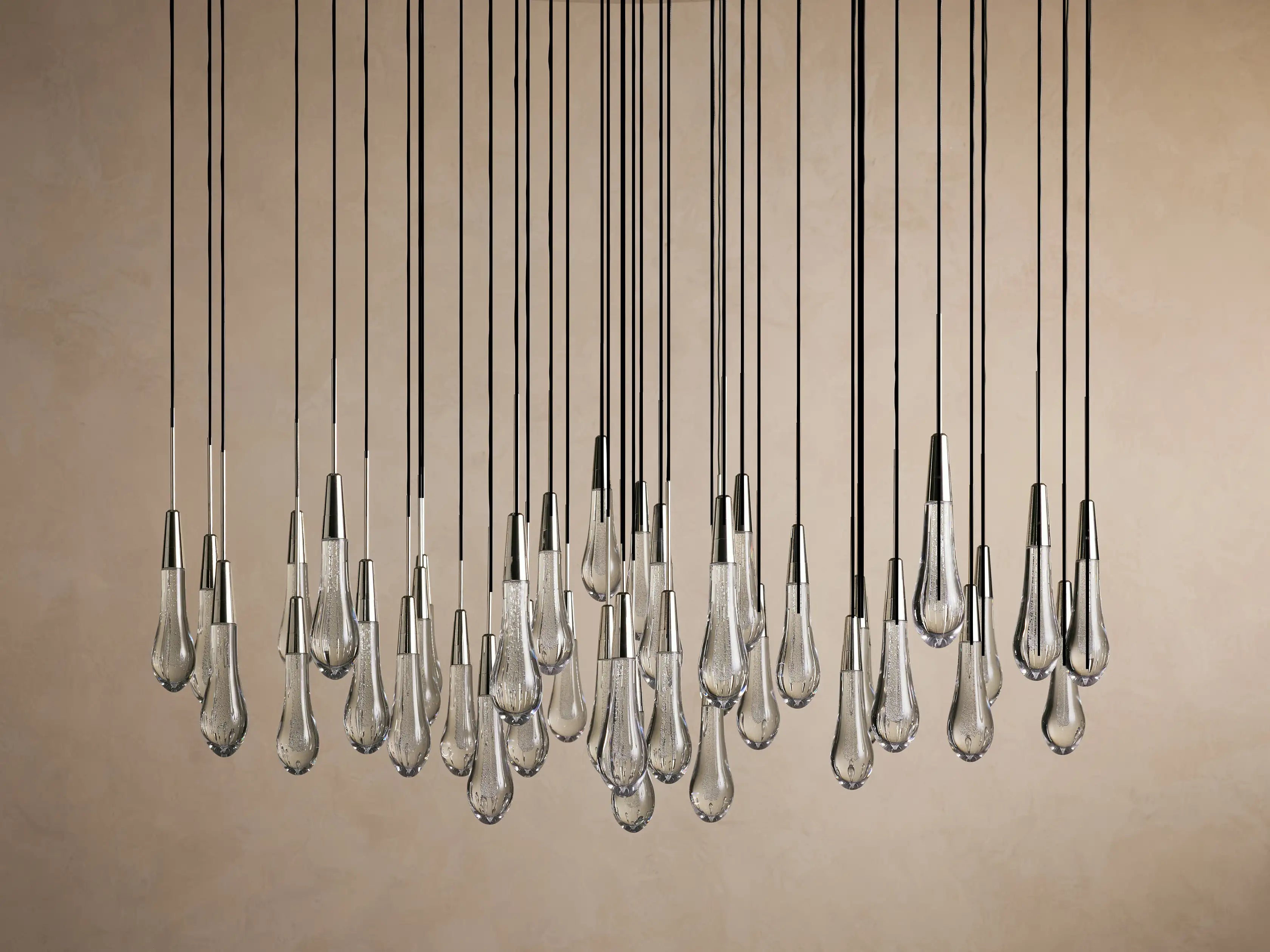 Soltaire Round Chandelier 17", 24", 36", 58"