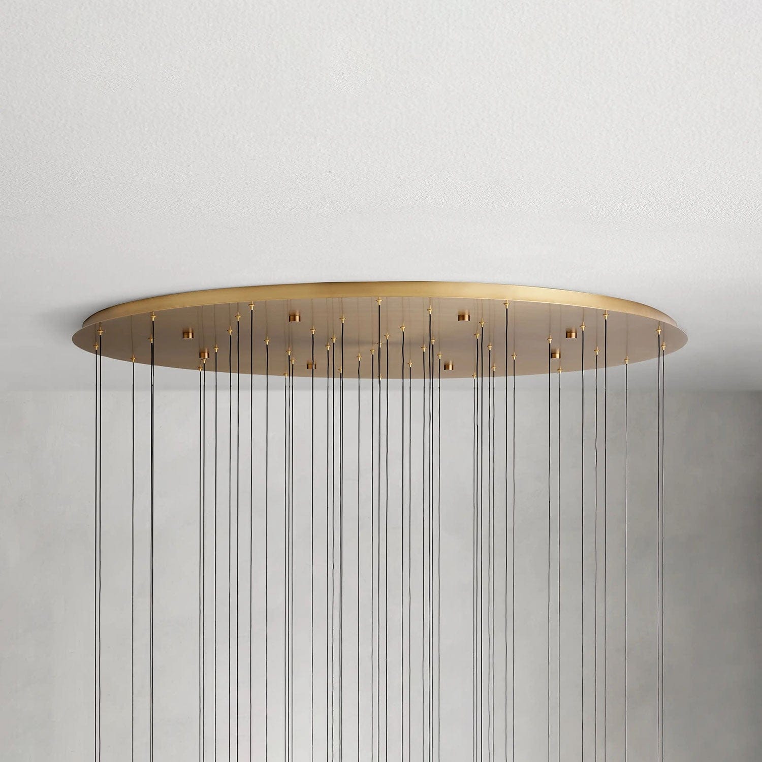 Soltaire Round Chandelier 17", 24", 36", 58"