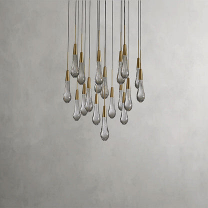 Soltaire Round Chandelier 17", 24", 36", 58"
