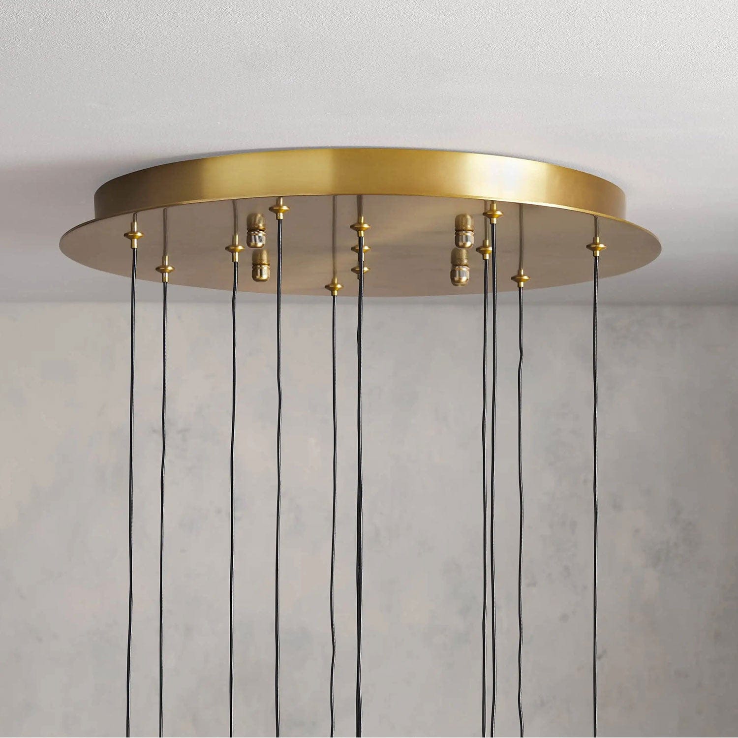 Soltaire Round Chandelier 17", 24", 36", 58"