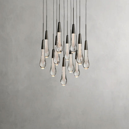 17" / Bronze Soltaire Round Chandelier 17", 24", 36", 58"