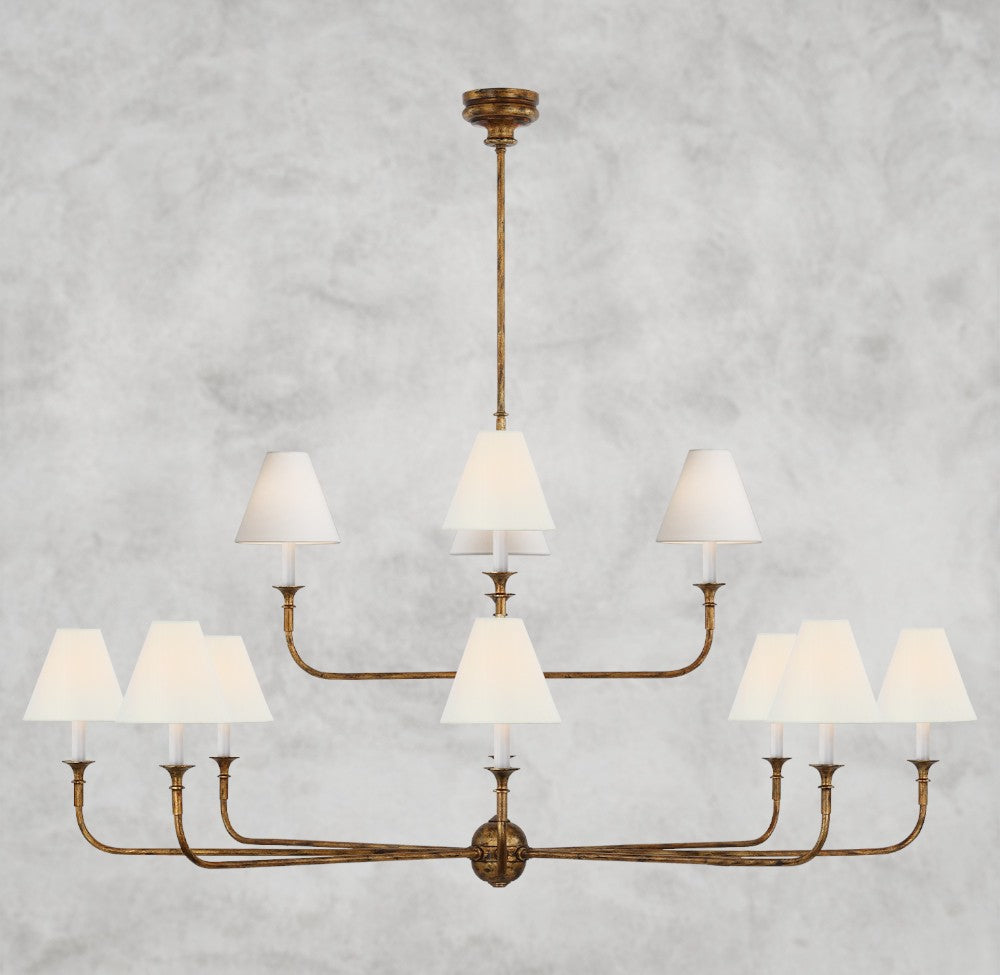 Piart Two-Tier Chandelier 58", 72"