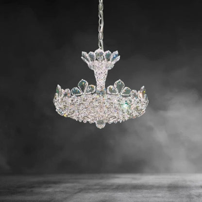 Clear Radiance Trillane Crystal Chandelier 16"