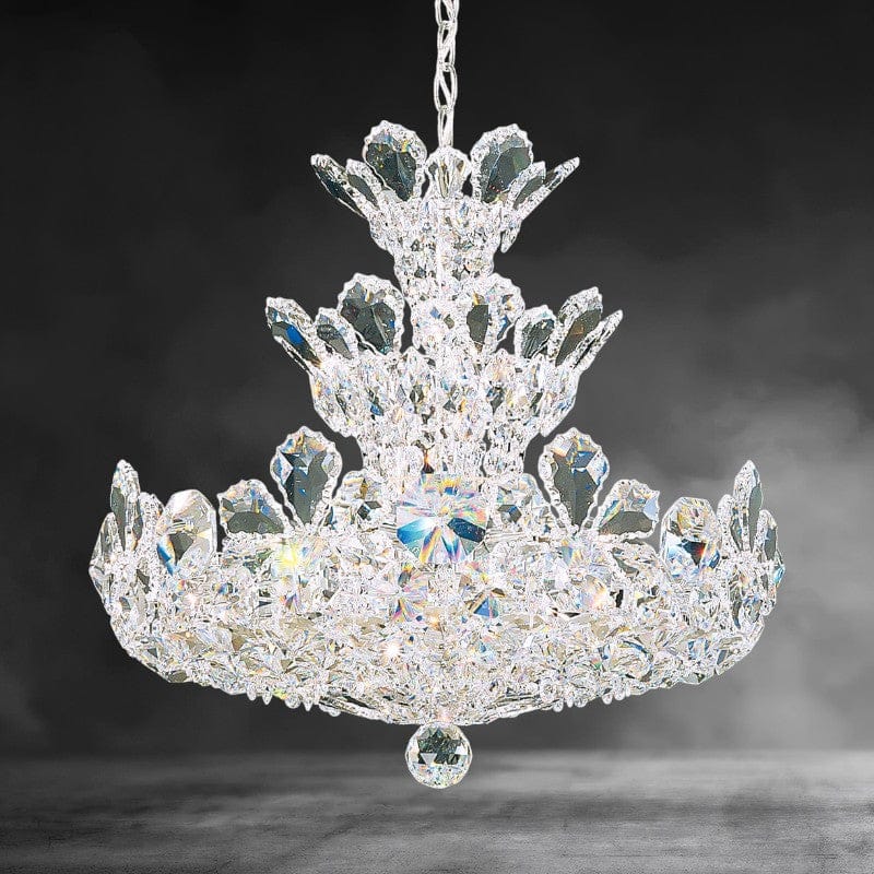 Clear Heritage Crystal Trillane Crystal Chandelier 20"