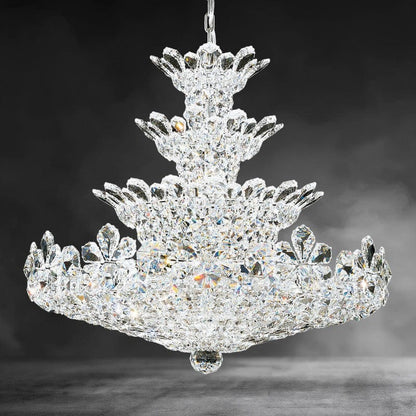 Clear Heritage Crystal Trillane Crystal Chandelier 30"