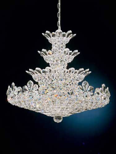 Clear Radiance Trillane Crystal Chandelier 30"