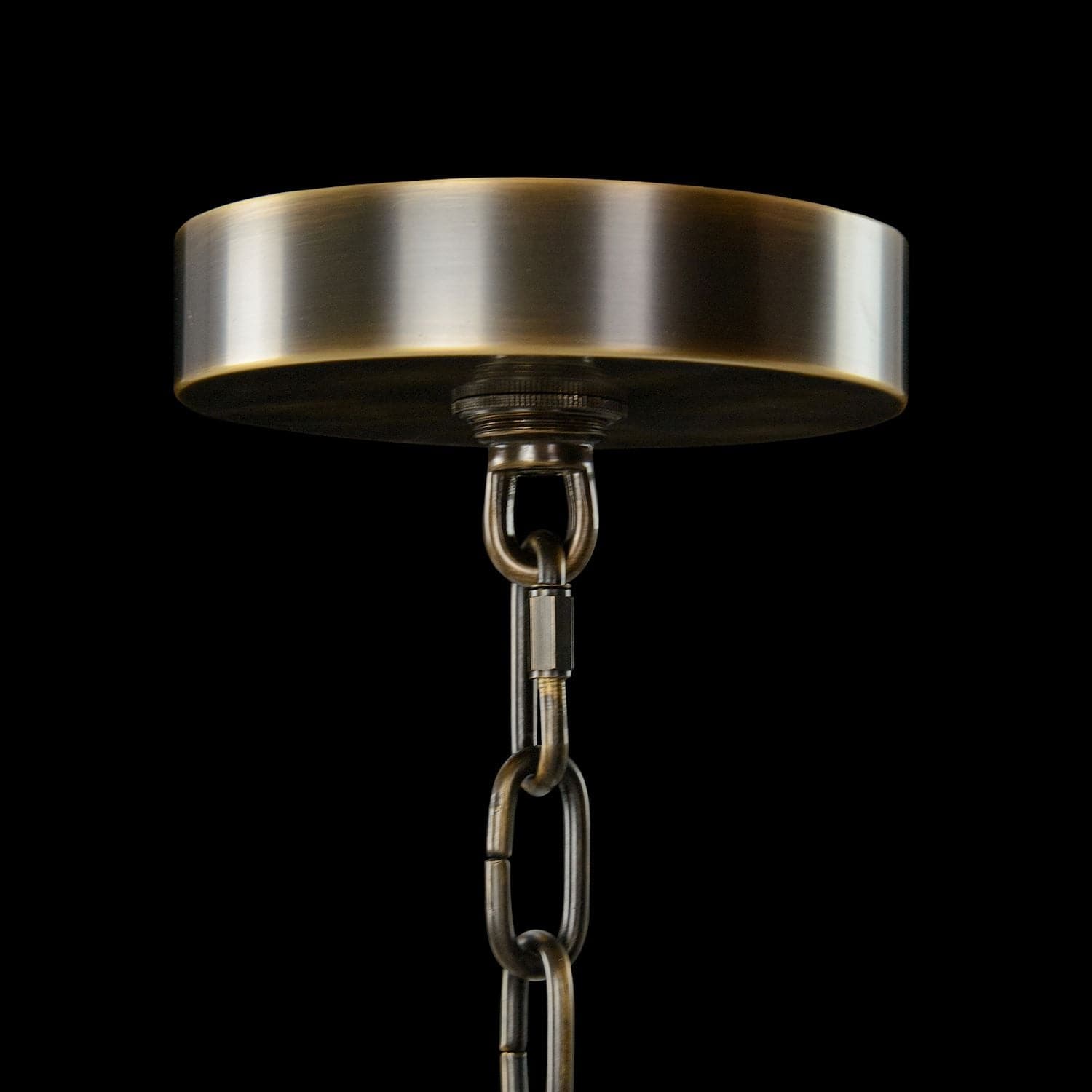 Tulip Glass Bronze Vertical Twenty-One Light Chandelier