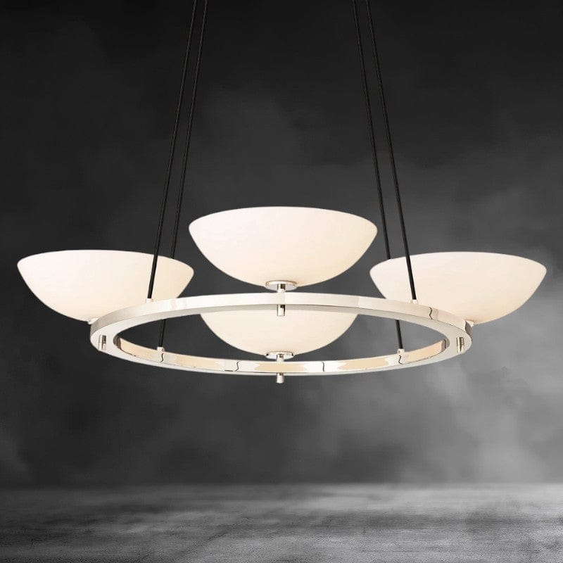 36" / Nickle Vernet Round Chandelier 36", 48", 60"