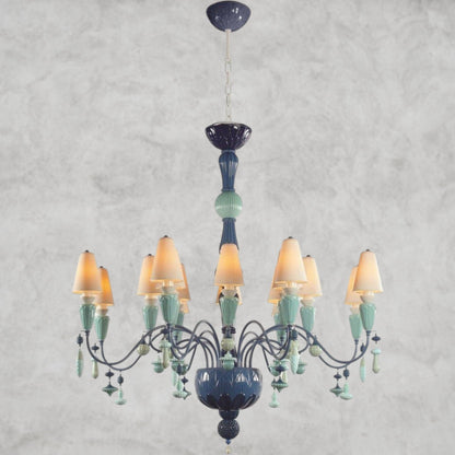 Ocean / Medium Vintage Nexora 16-Lights Chandelier