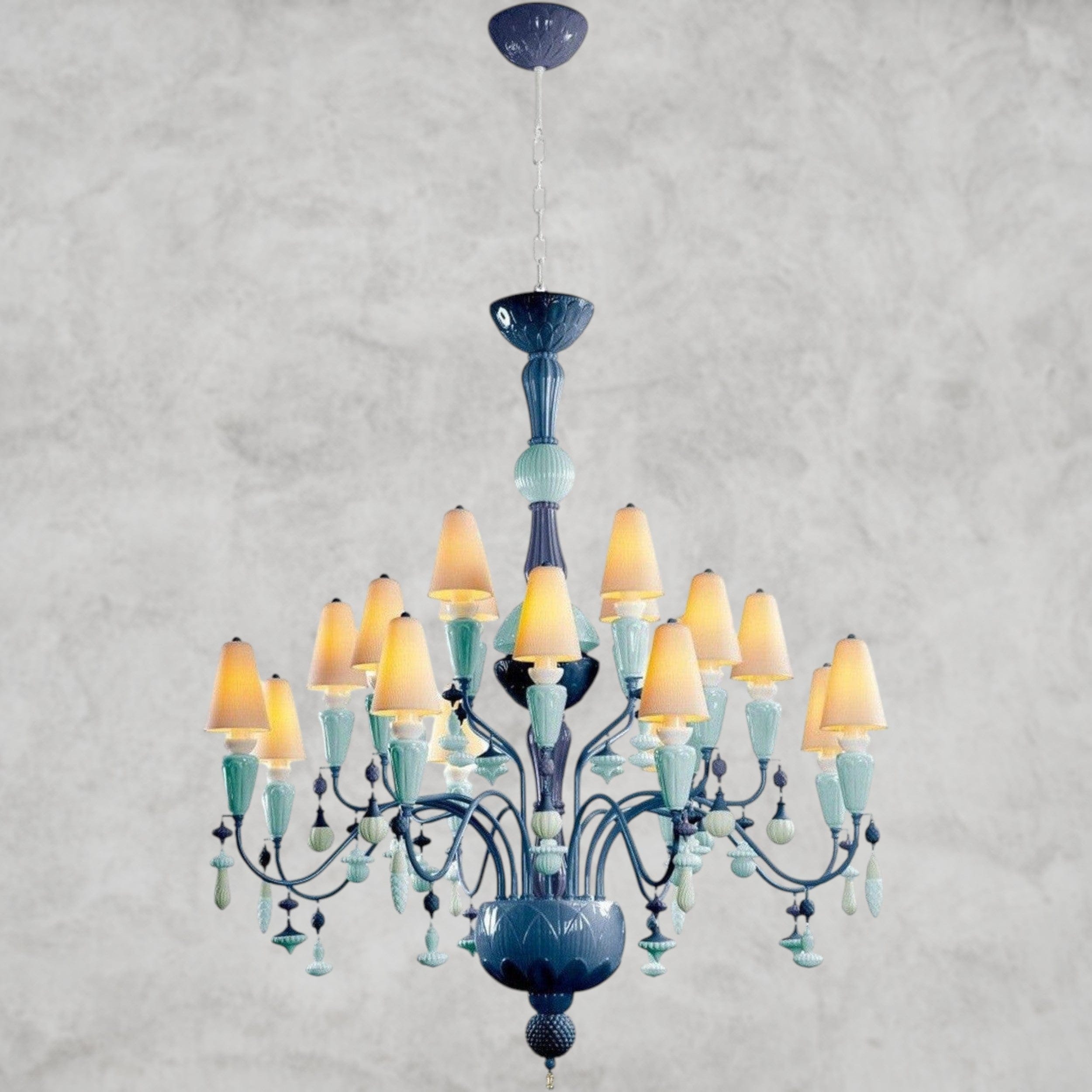 Ocean I Vintage Nexora 20-Lights Chandelier
