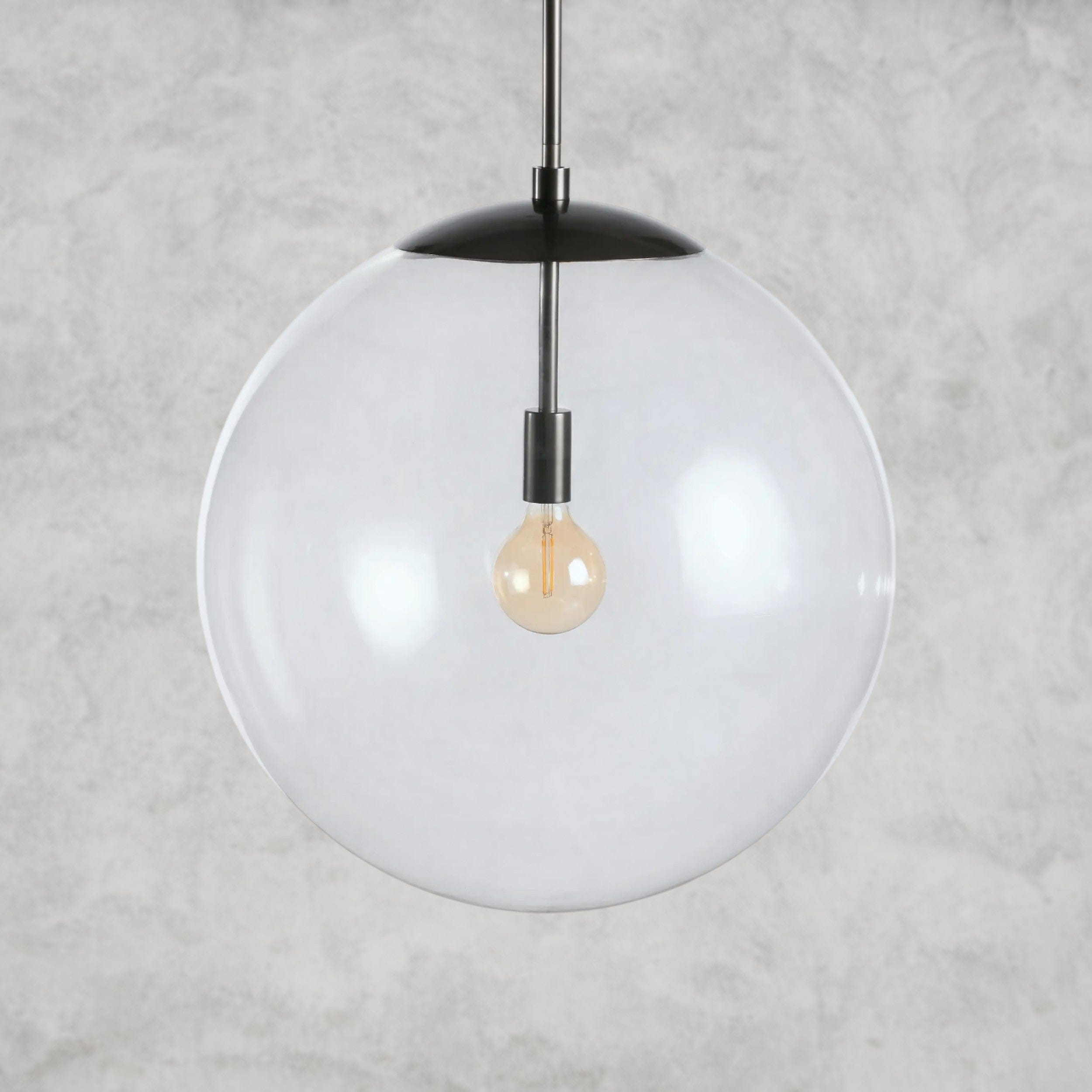 Wescott XL Globe Pendant with Rod