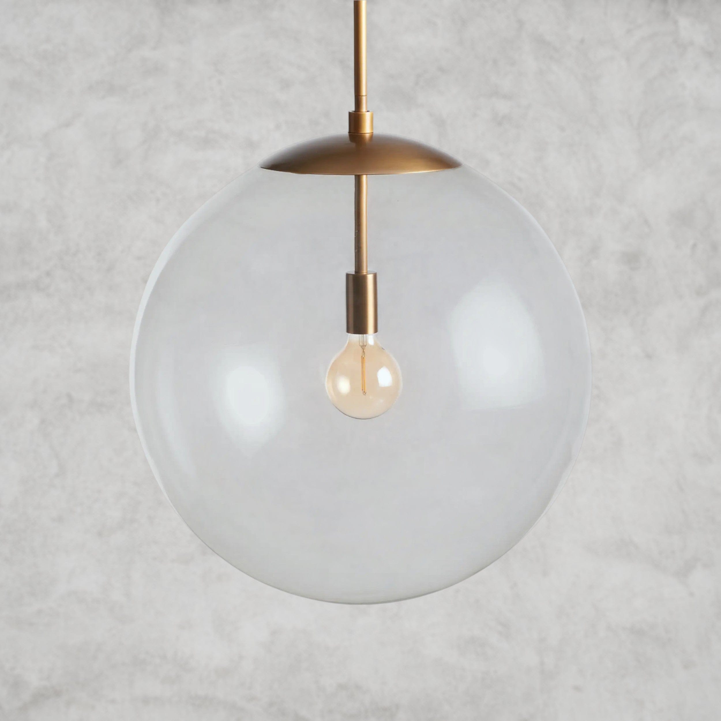 Wescott XL Globe Pendant with Rod