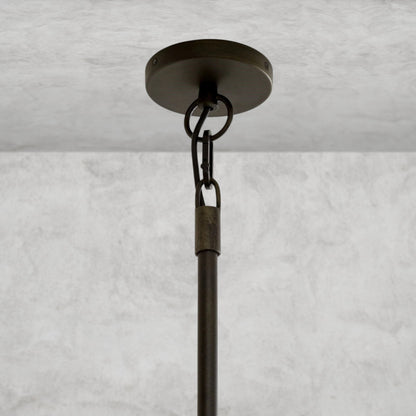 Widham One-Tire Round Alabaster Chandelier